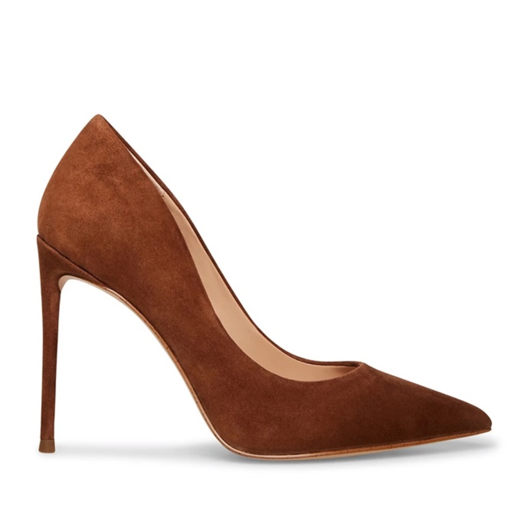 Brand New Brown Suede Steve Madden Daisie Heels 9
